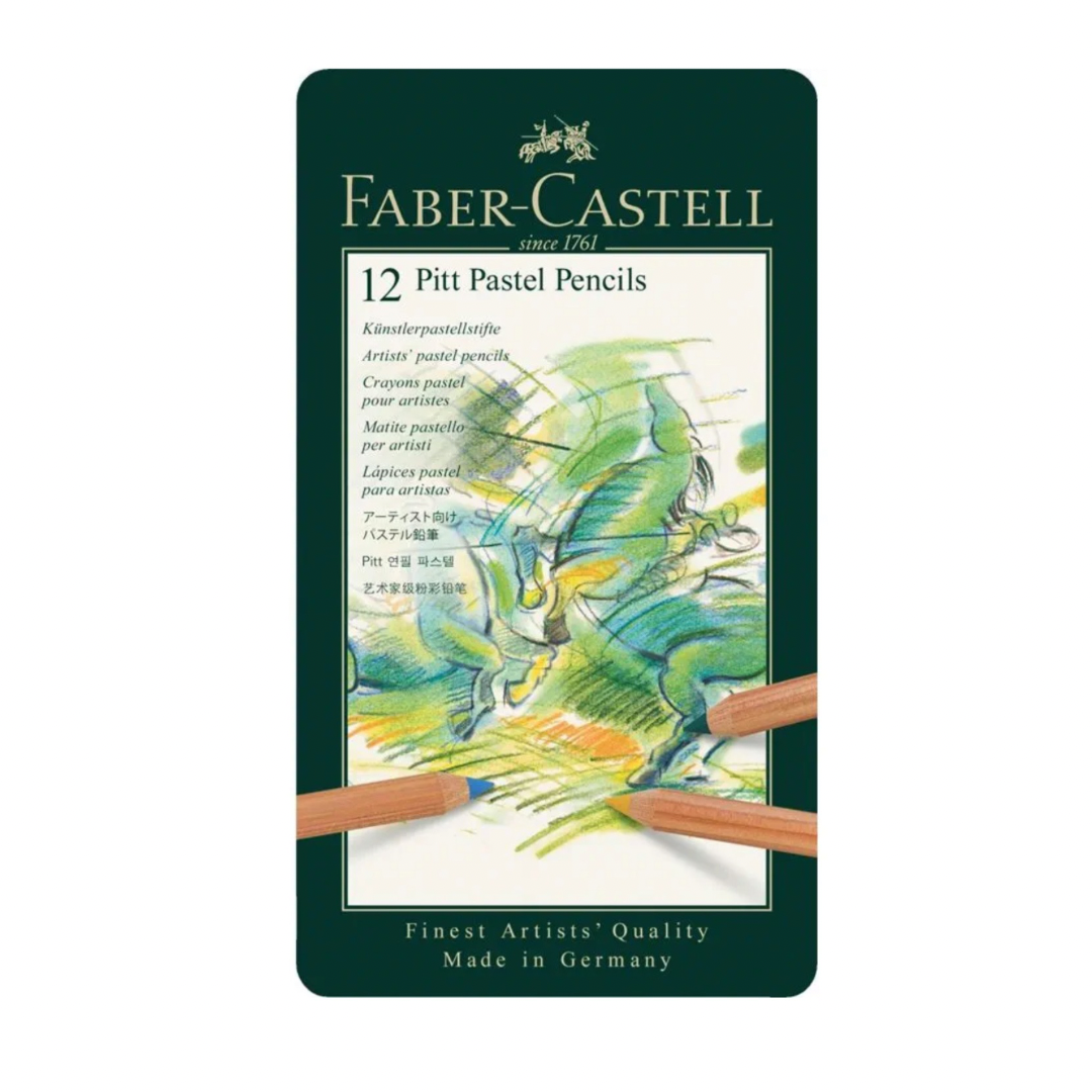 12 Colores Pitt Pastel Faber Castell