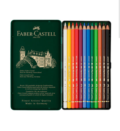 12 Colores Profesionales Polychromos Faber Castell