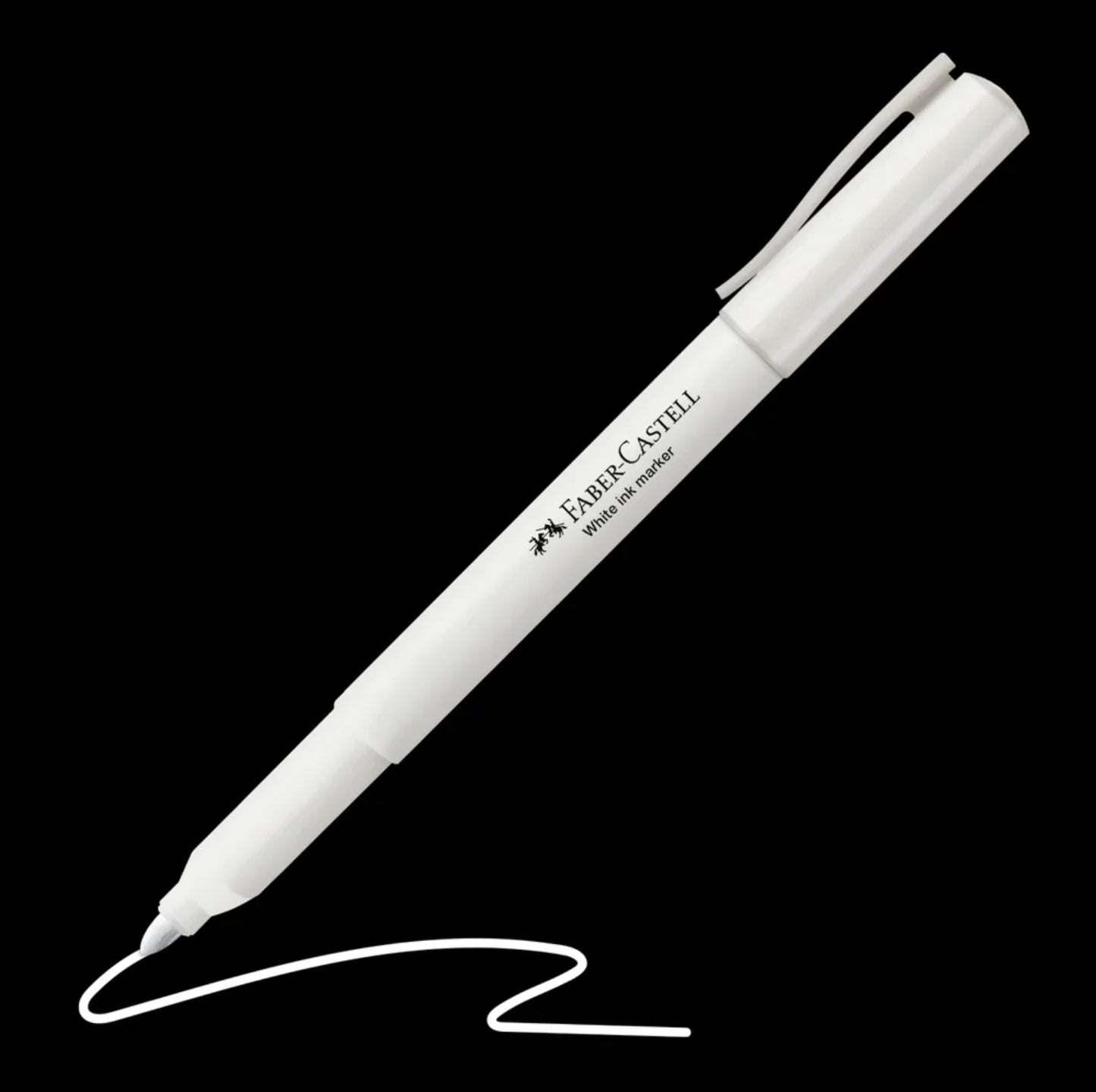 Plumón blanco Faber Castell