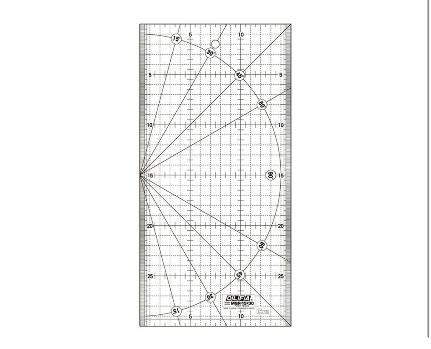 Regla OLFA MQR-15x30