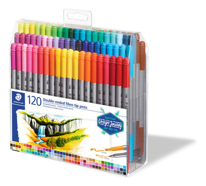 120 Plumones doble punta Staedtler