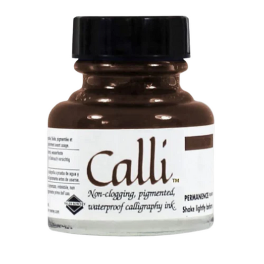 Tinta marrón para caligrafía Calli 29.5ml