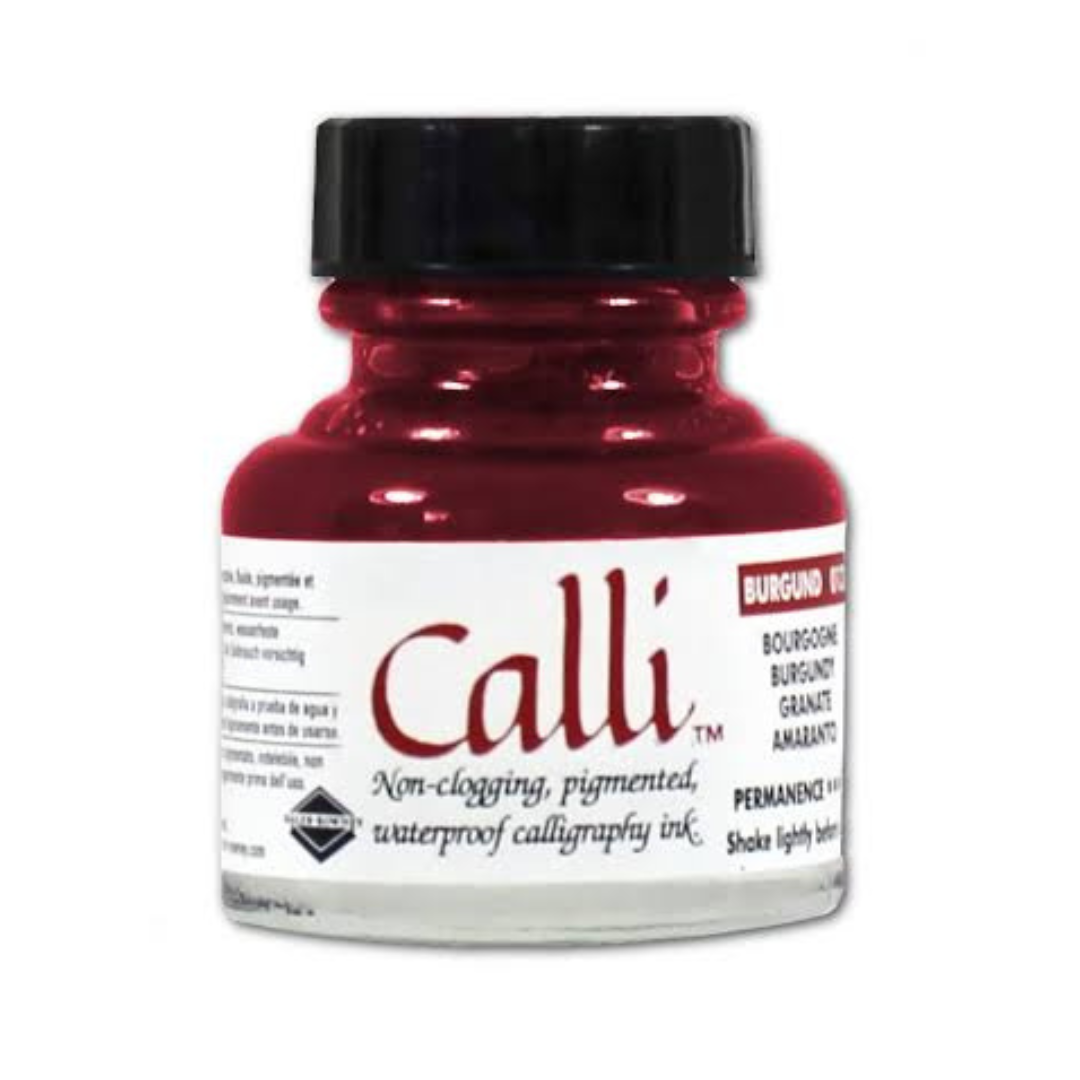 Tinta granate para caligrafía Calli 29.5ml