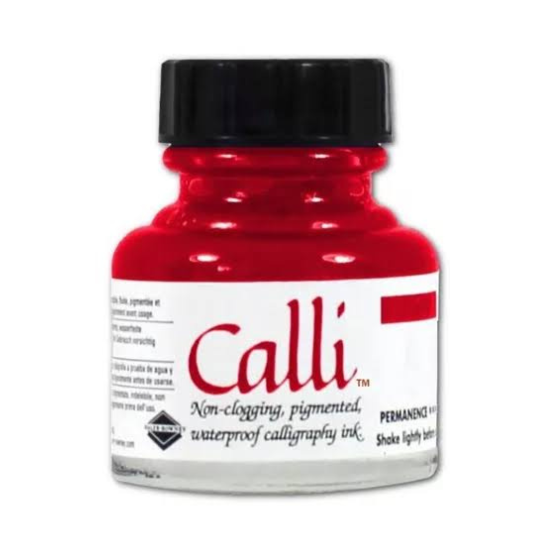 Tinta escarlata para caligrafía Calli 29.5ml