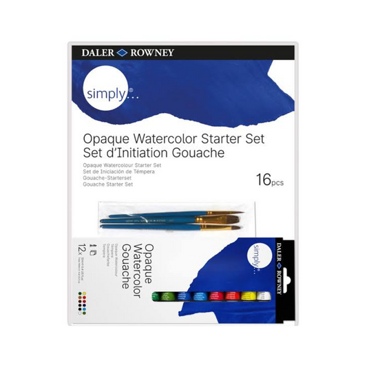 Set de iniciación de Gouache Daler-Rowney c/16 pzas