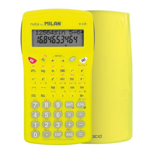 Calculadora científica M228 serie Acid, amarillo