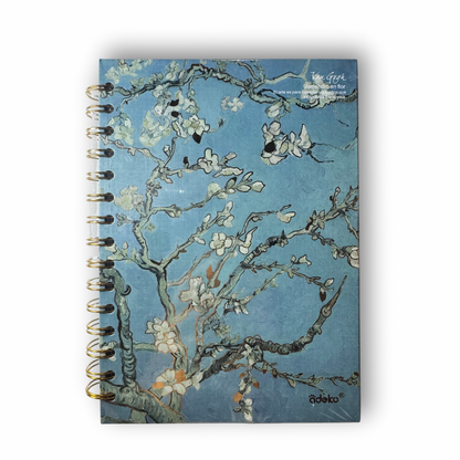 Cuaderno Van Gogh A5 de puntos con espiral