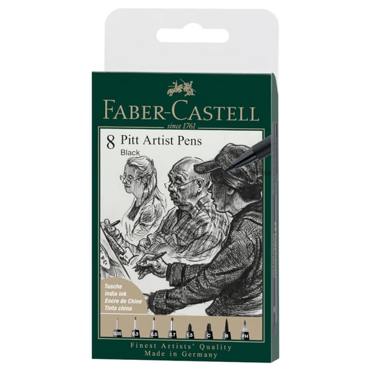 Pitt artist pens c/8 Faber Castell