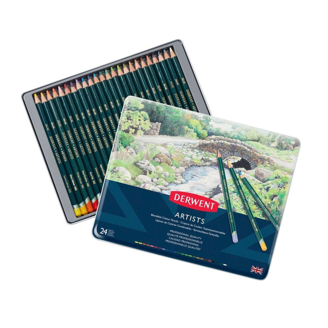 Lápices de colores Artist Derwent c/24 piezas