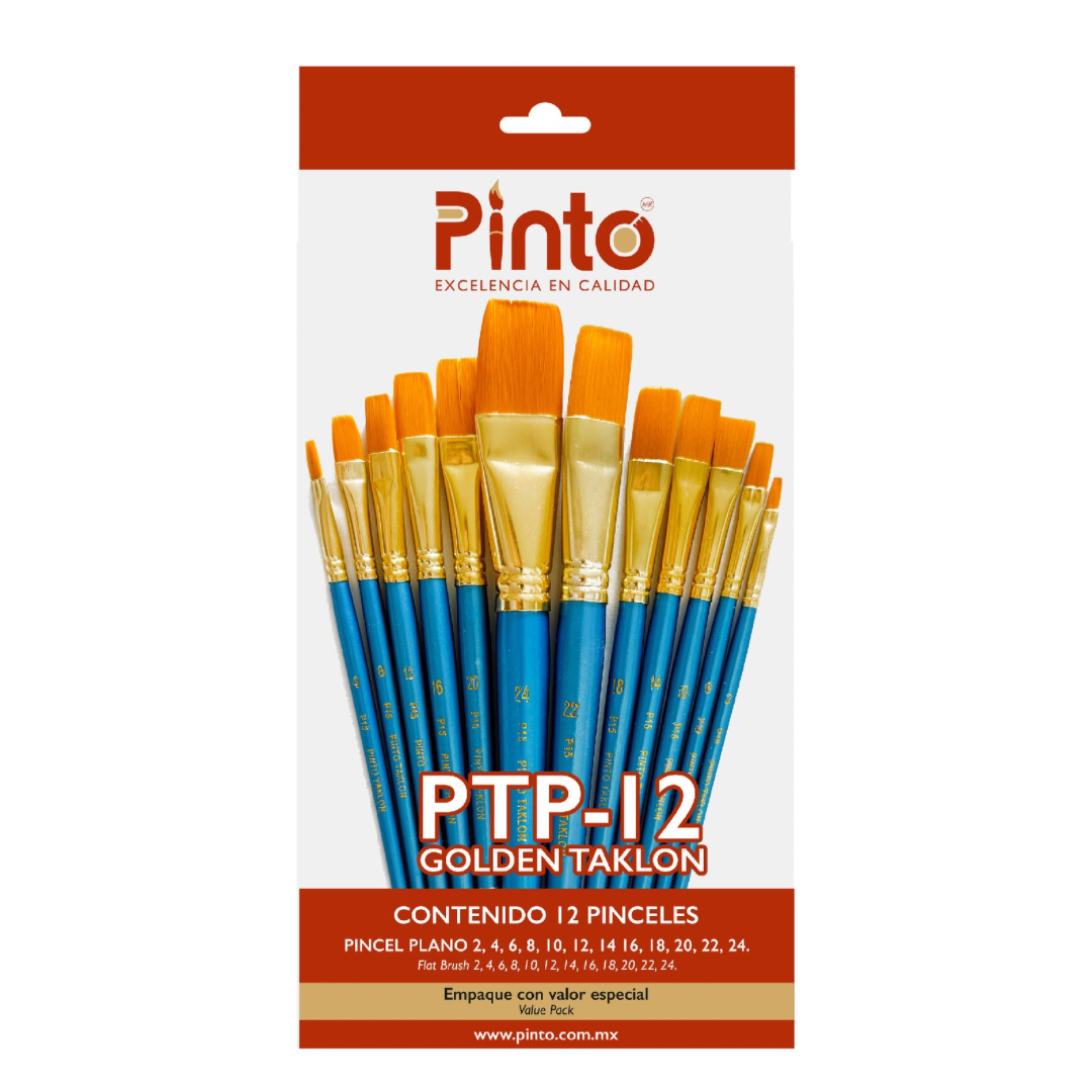 Set de pinceles PTP-12 Pinto