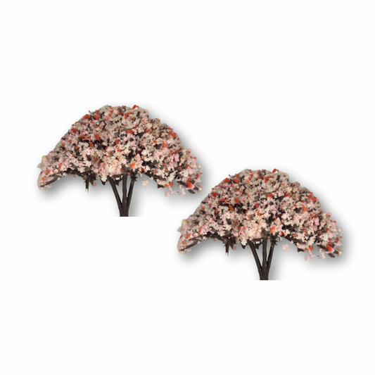Árbol de durazno miniatura 4.5cm c/2