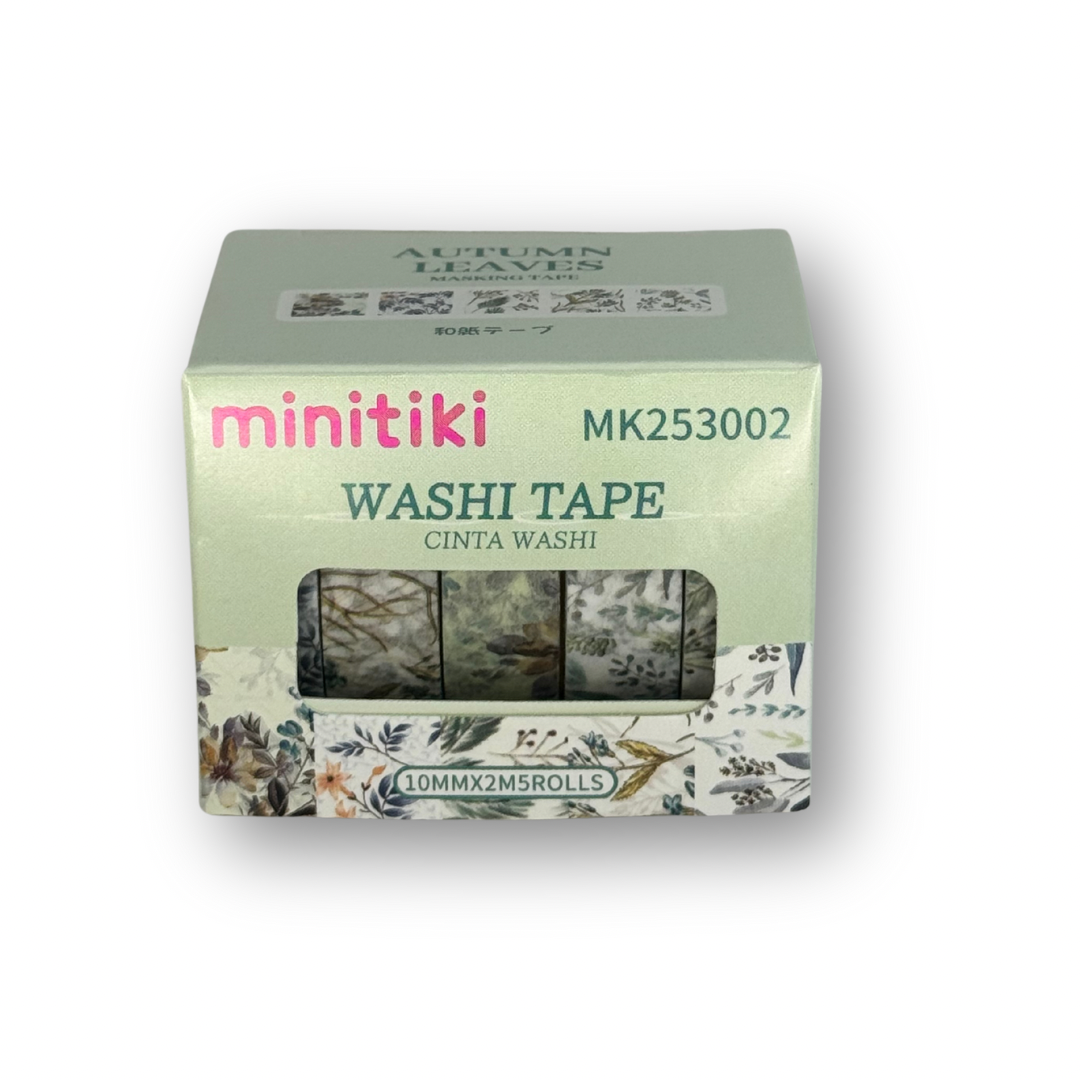 Washi tape autumn leaves c/5