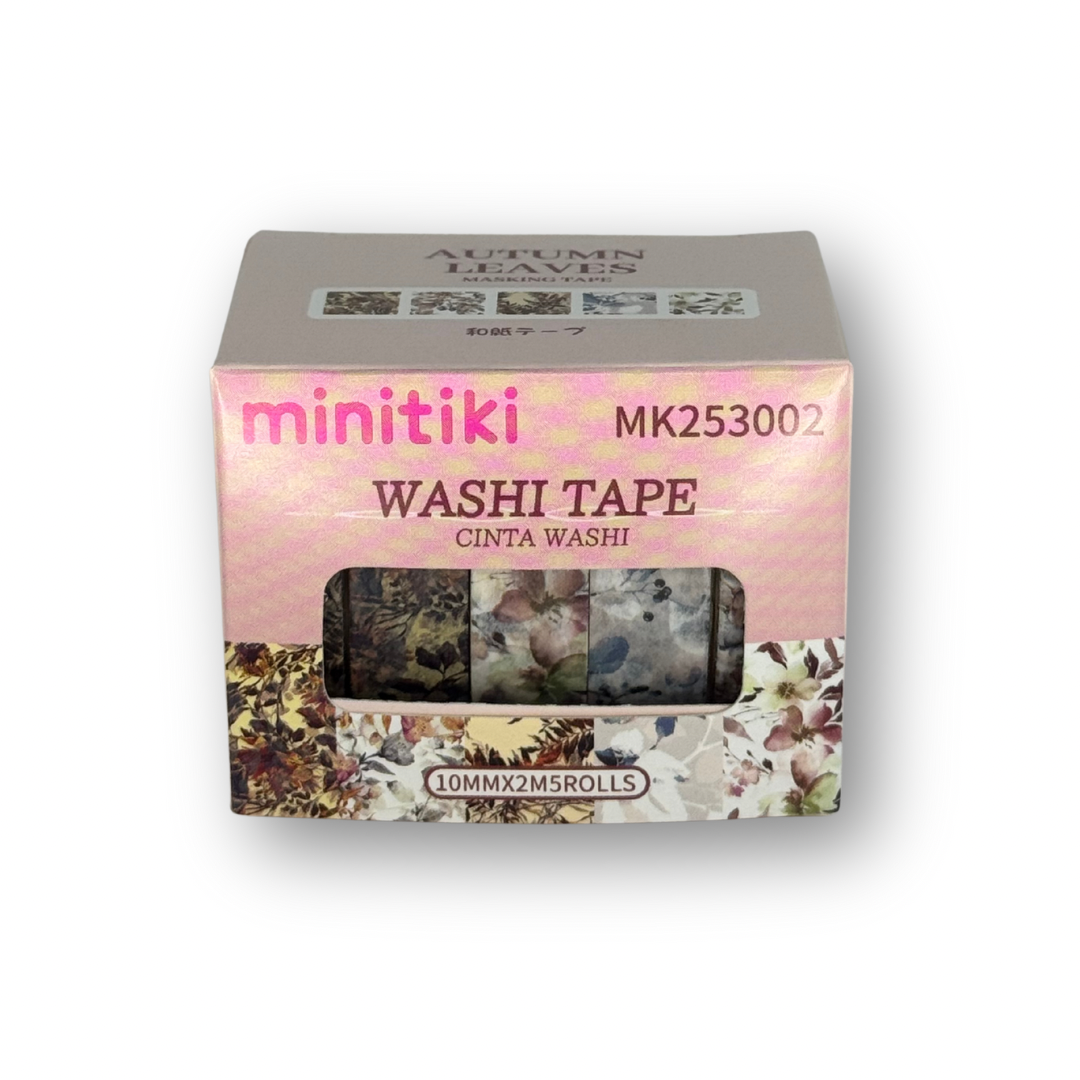 Washi tape autumn leaves c/5