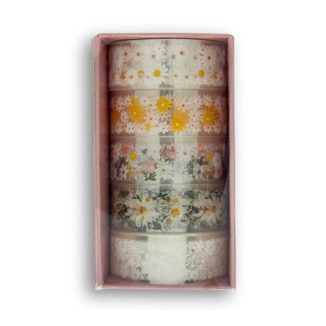 Washi tape transparente c/5