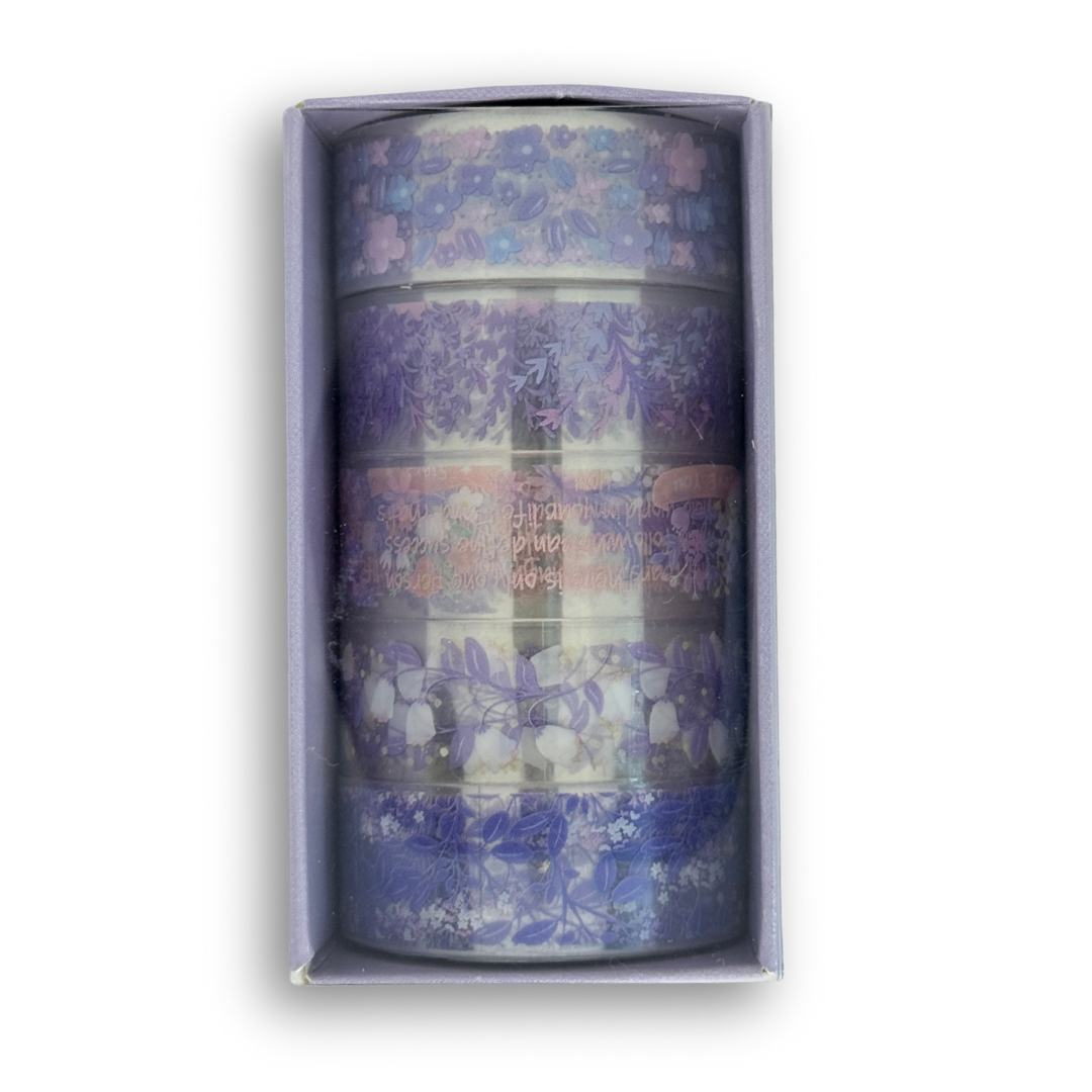 Washi tape transparente c/5