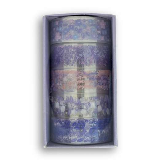 Washi tape transparente c/5