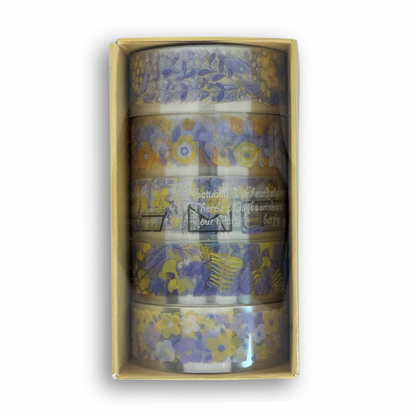 Washi tape transparente c/5
