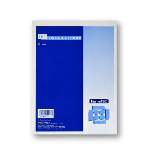 Bloc Ledger Formitec A-4