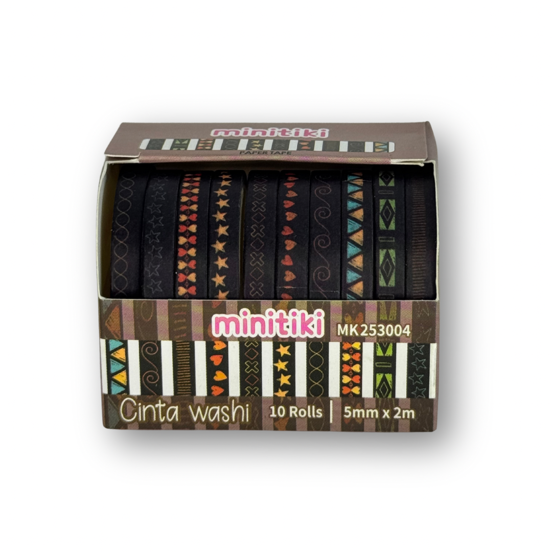 Washi tape delgada c/10
