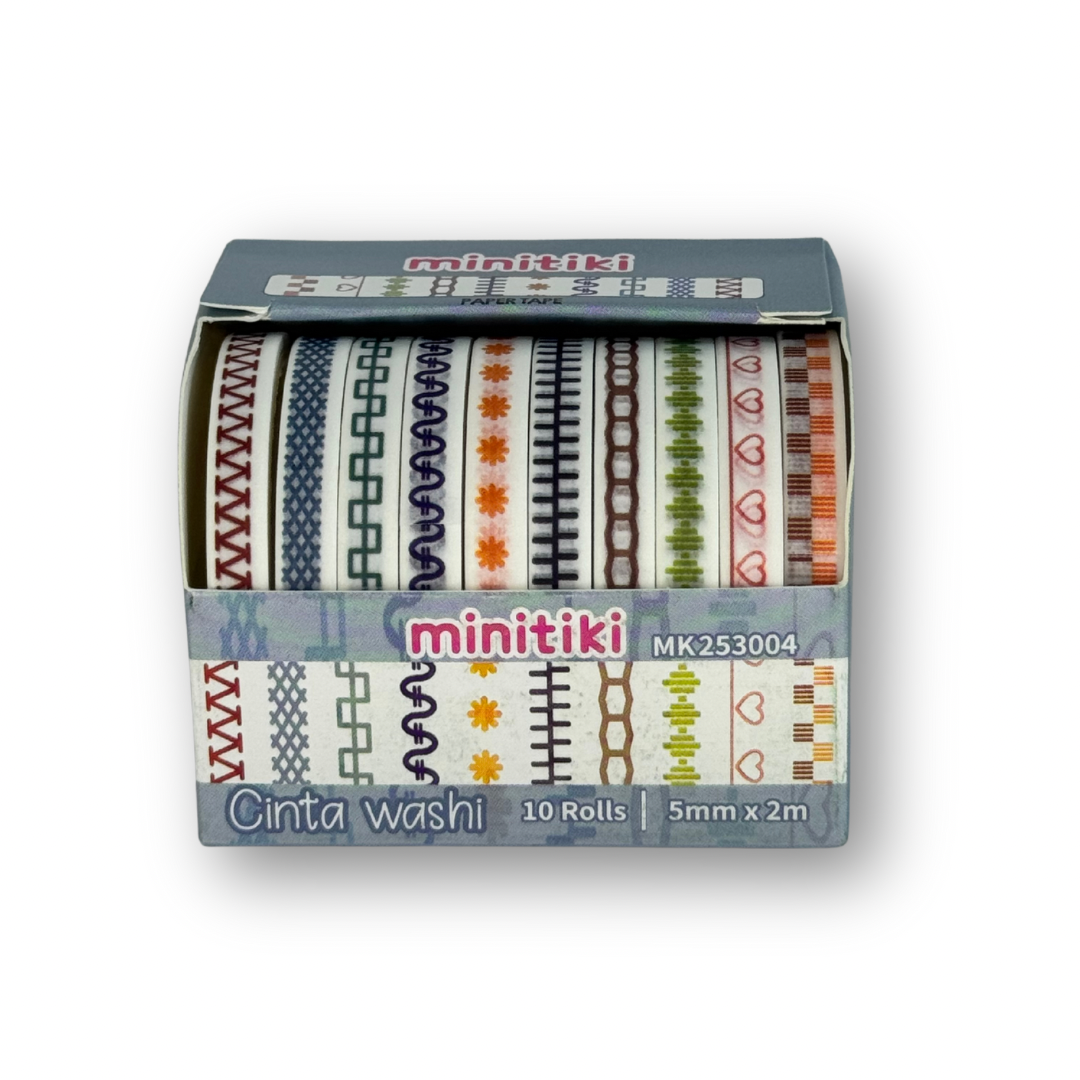 Washi tape delgada c/10