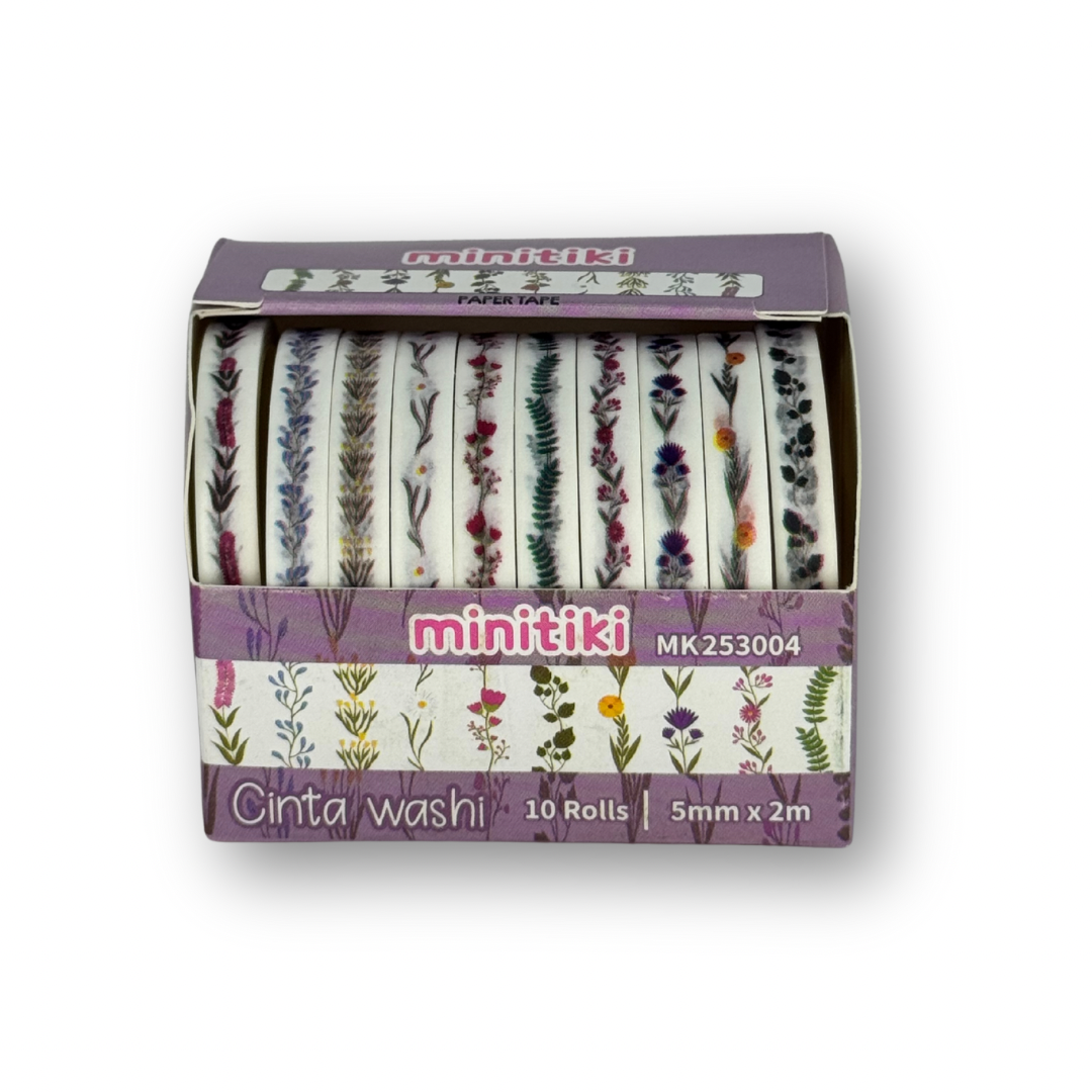 Washi tape delgada c/10