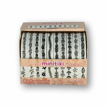 Washi tape delgada c/10