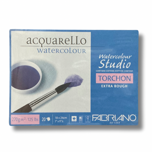 Bloc Watercolour Studio Torchon 270gr 18x24cm