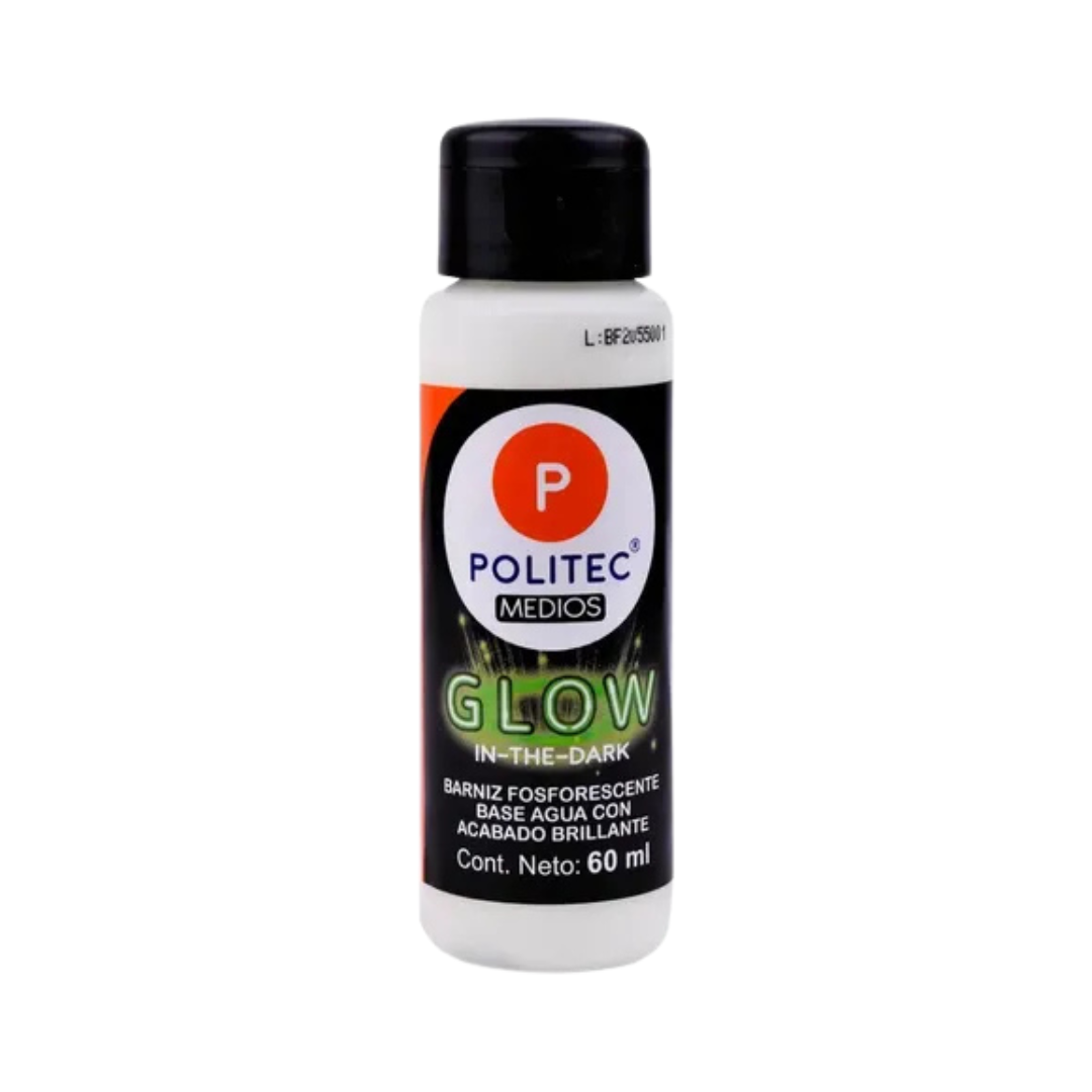 Barniz fosforescente Glow in the Dark 60ml Politec