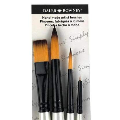 Set pinceles Daler-Rowney simply simmons c/4