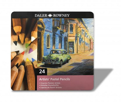 Lápices pastel Daler-Rowney c/24 colores