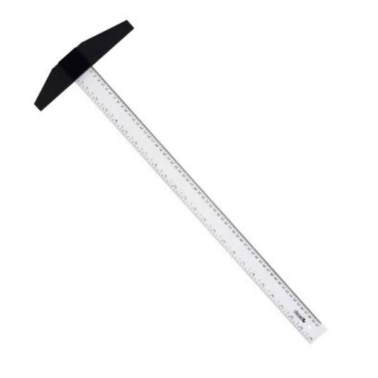 Regla T escolar de acrílico 60cm