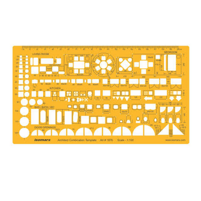 Plantilla de muebles esc 1:100