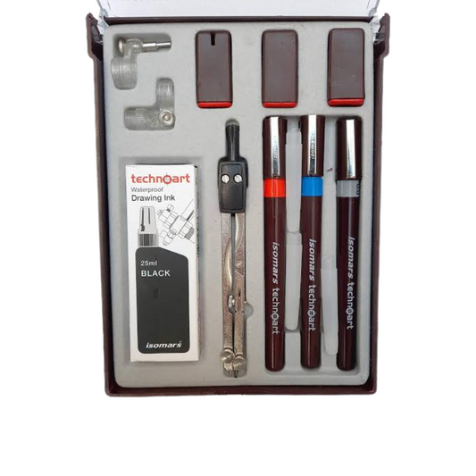Set de 3 estilógrafos recargables isomars