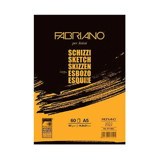 Bloc schizzi Fabriano A5 14.8x21cm
