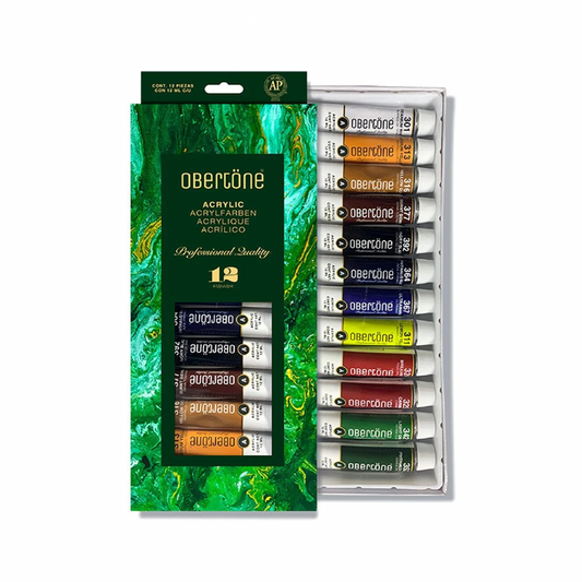 Acrílicos Obertöne Premium de 12 piezas