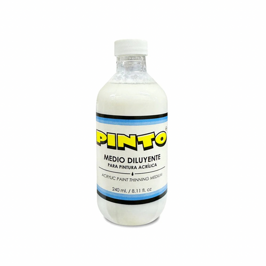 Medio Diluyente Para Pintura Acrílica de Pinto 240 ml