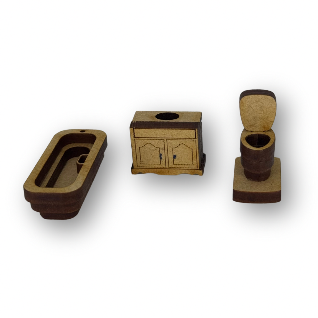Baño completo mdf esc 1:50