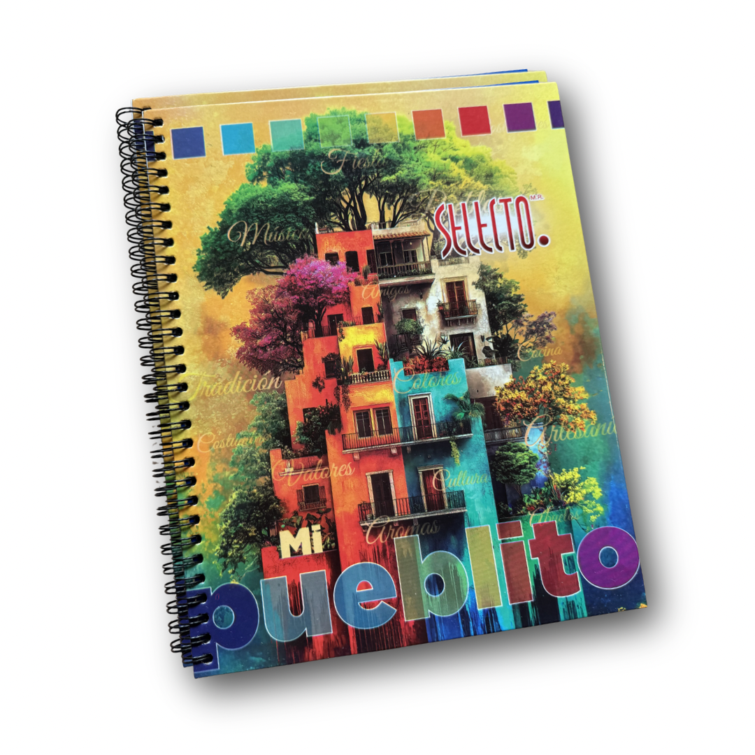 Cuaderno profesional pasta gruesa cuadros 7mm