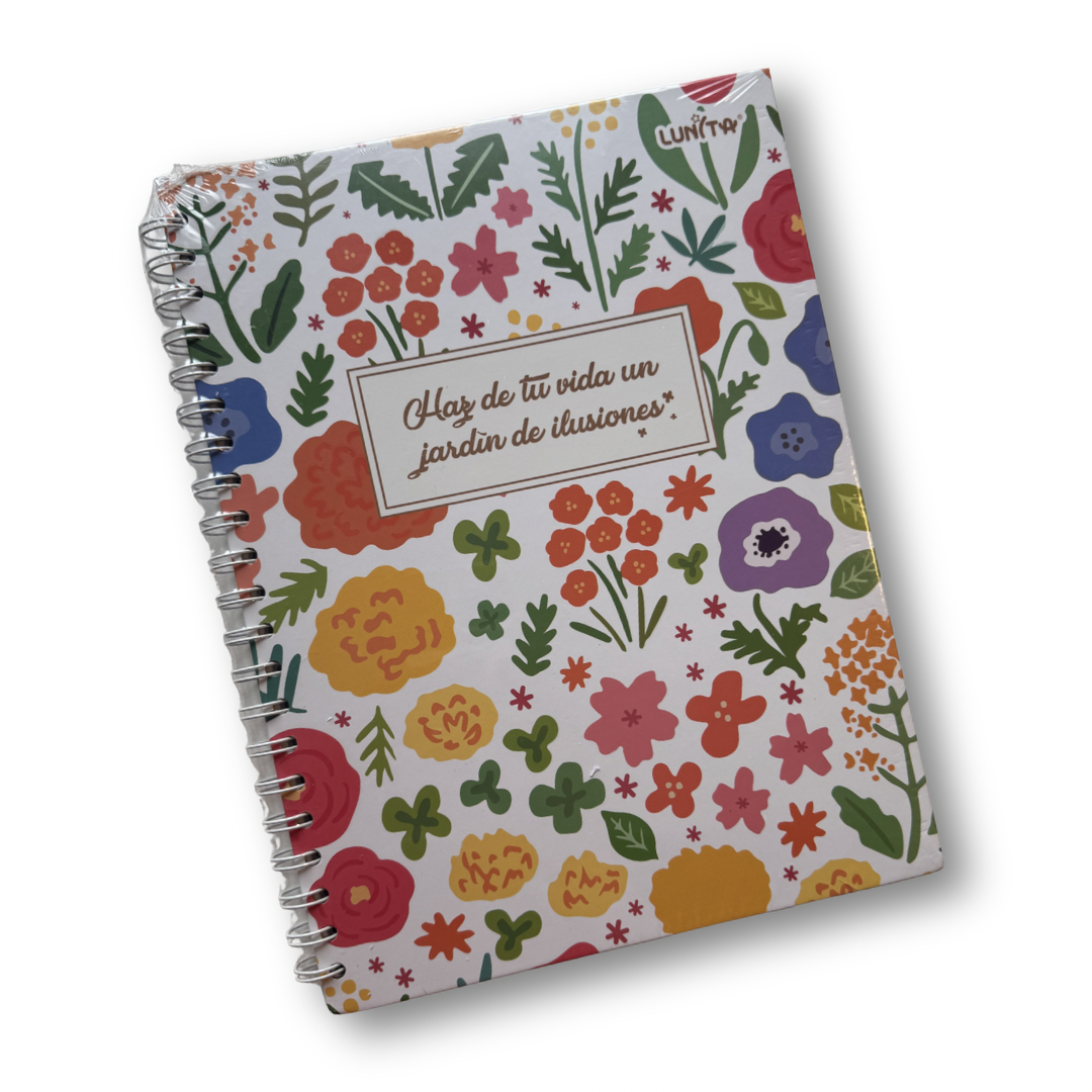 Cuaderno profesional 100 hojas pasta gruesa cuadros 5mm lunita