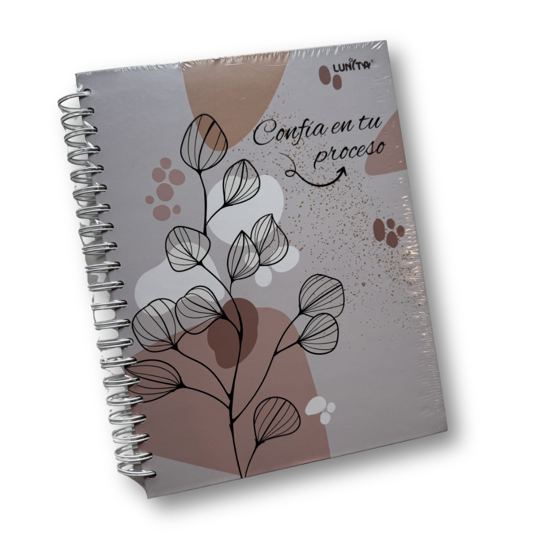 Cuaderno profesional 200 hojas pasta gruesa rayas lunita