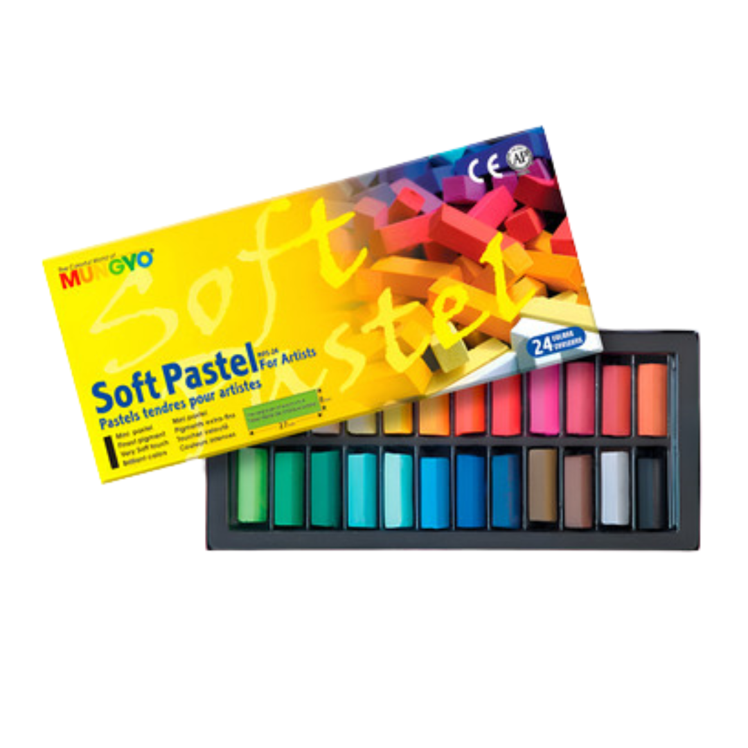 Pasteles suaves Mungyo 24 colores