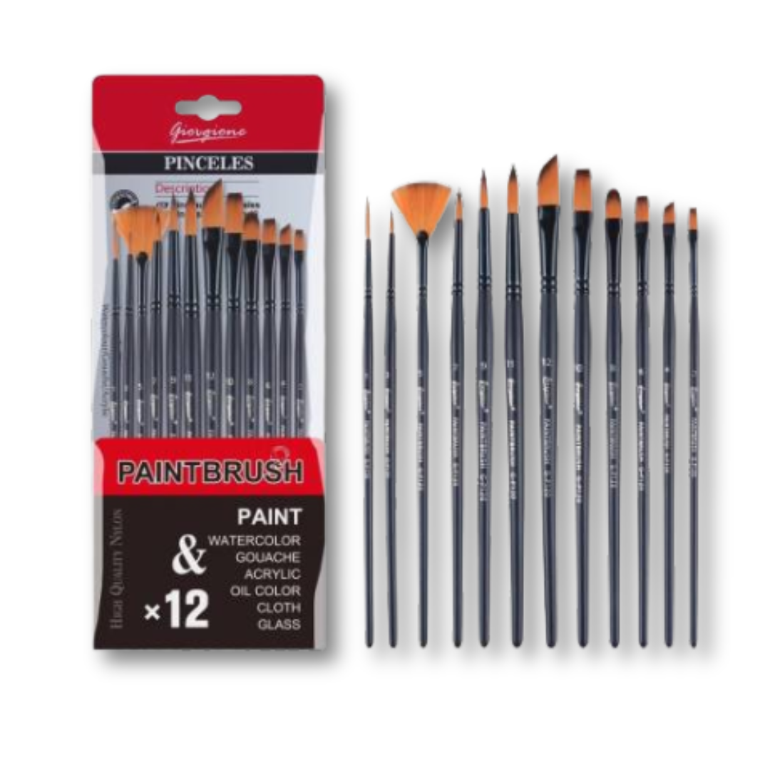 Set con 12 pinceles Giorgione