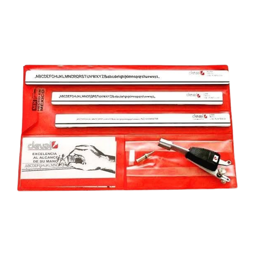 Estuche de alacrán con 3 regletas