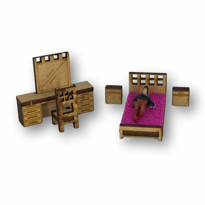 Recámara individual mdf esc 1:50