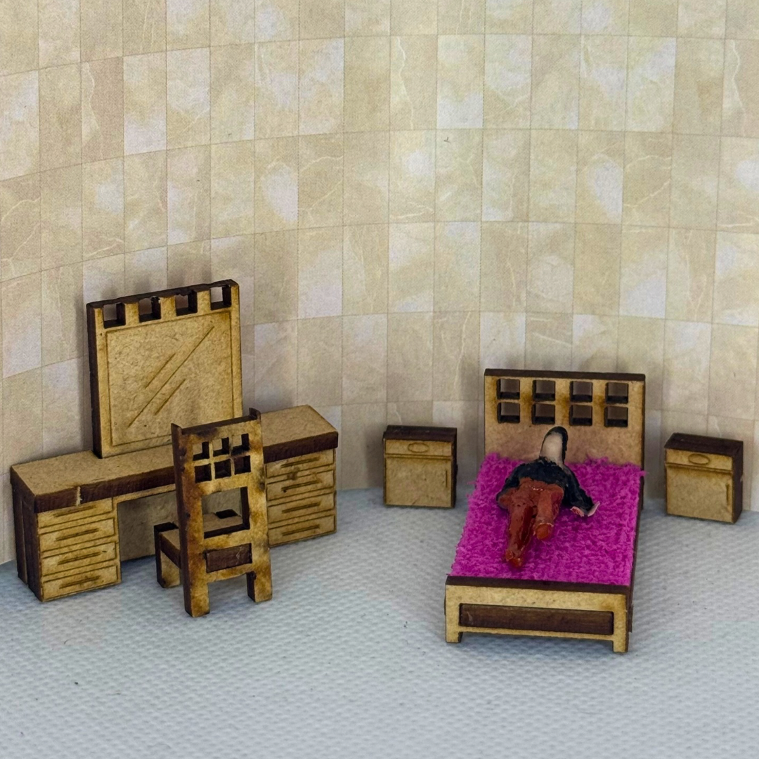 Recámara individual mdf esc 1:50