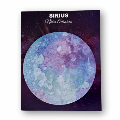 Post it de planetas y lunas