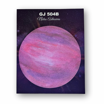 Post it de planetas y lunas