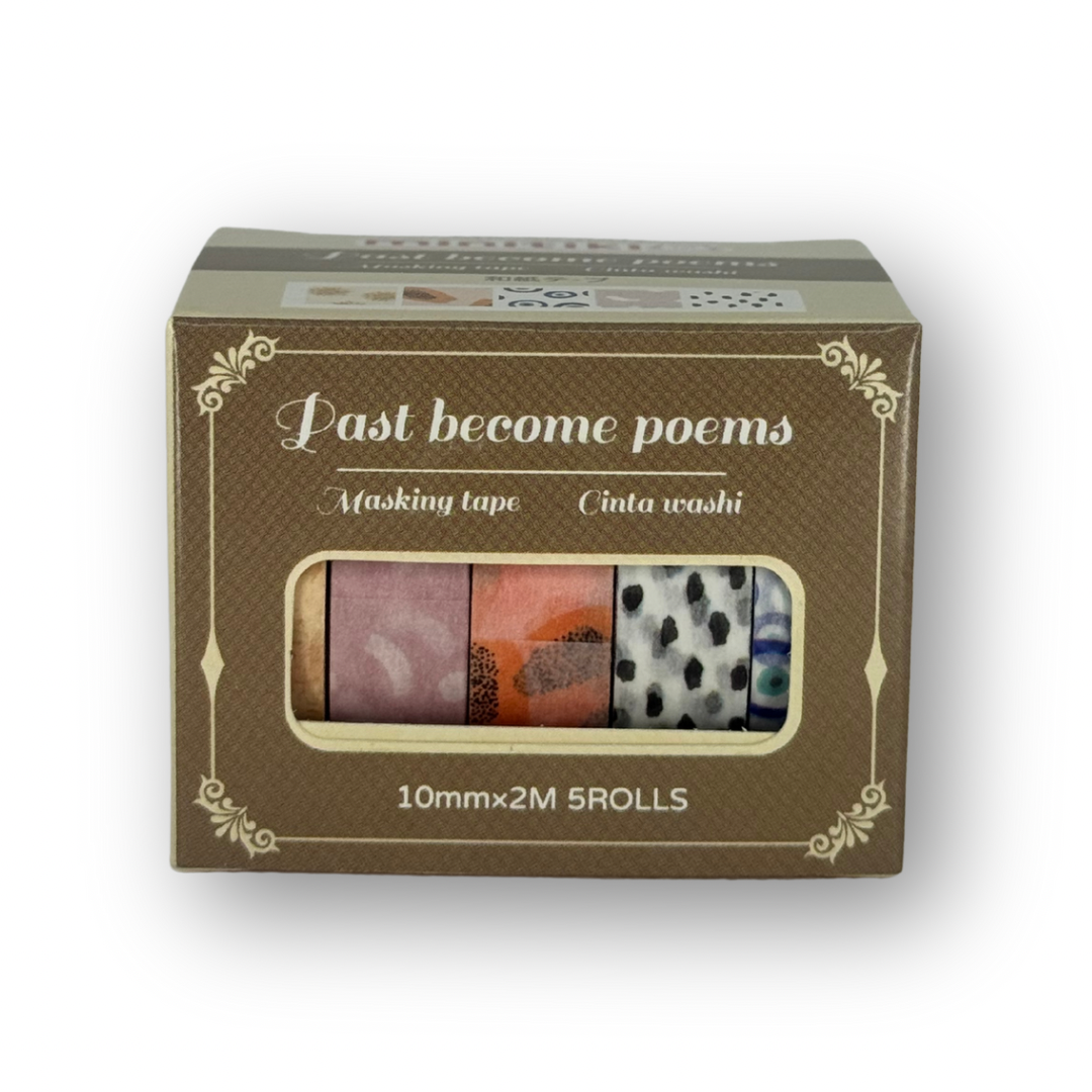Washi tape past become poems c/5