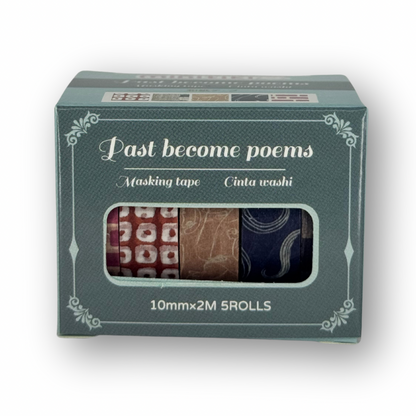 Washi tape past become poems c/5