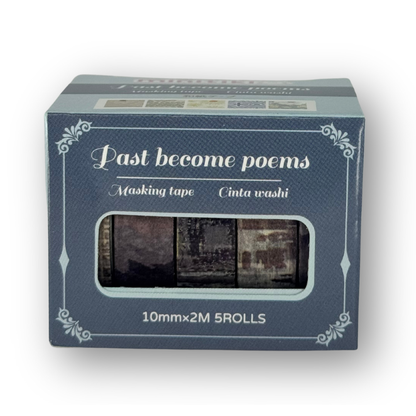 Washi tape past become poems c/5
